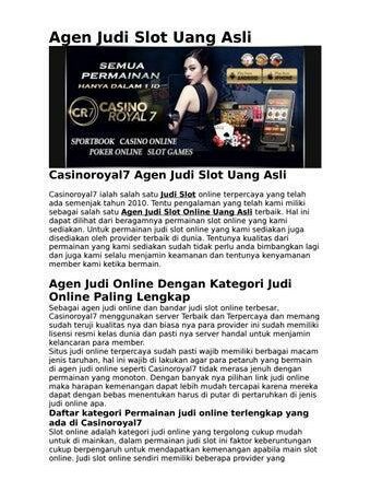 “Agen Judi Online Terpercaya: Situs Resmi Taruhan Online” (39 karakter)