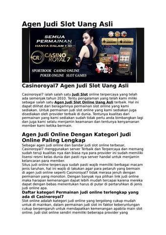 “Agen Judi Online Terpercaya: Situs Resmi Taruhan Online” (39 karakter)